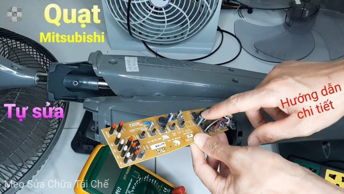 Sửa mạch quạt Mitsubishi bị mất nguồn